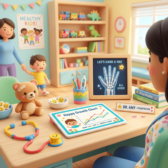 Pediatrician desk